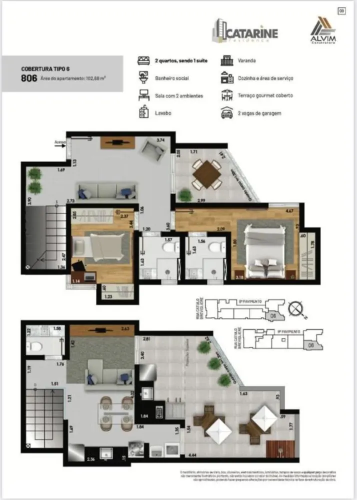 Apartamento, 2 quartos, 56 m² - Foto 12