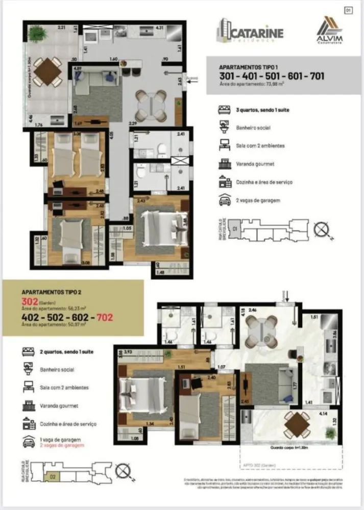 Apartamento, 3 quartos, 73 m² - Foto 15