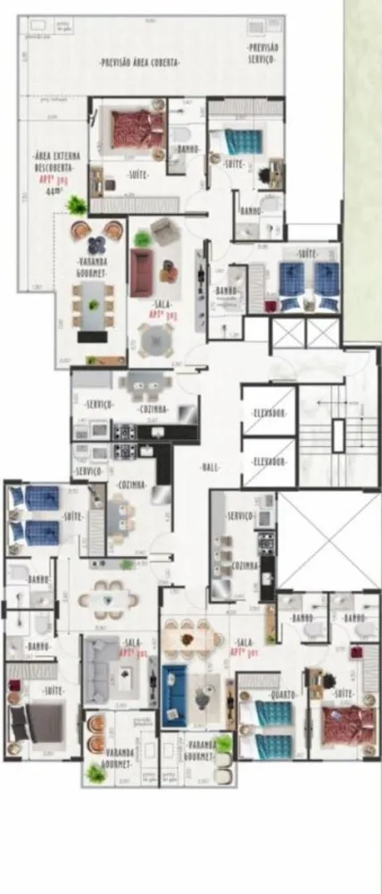 Apartamento, 3 quartos, 99 m² - Foto 8