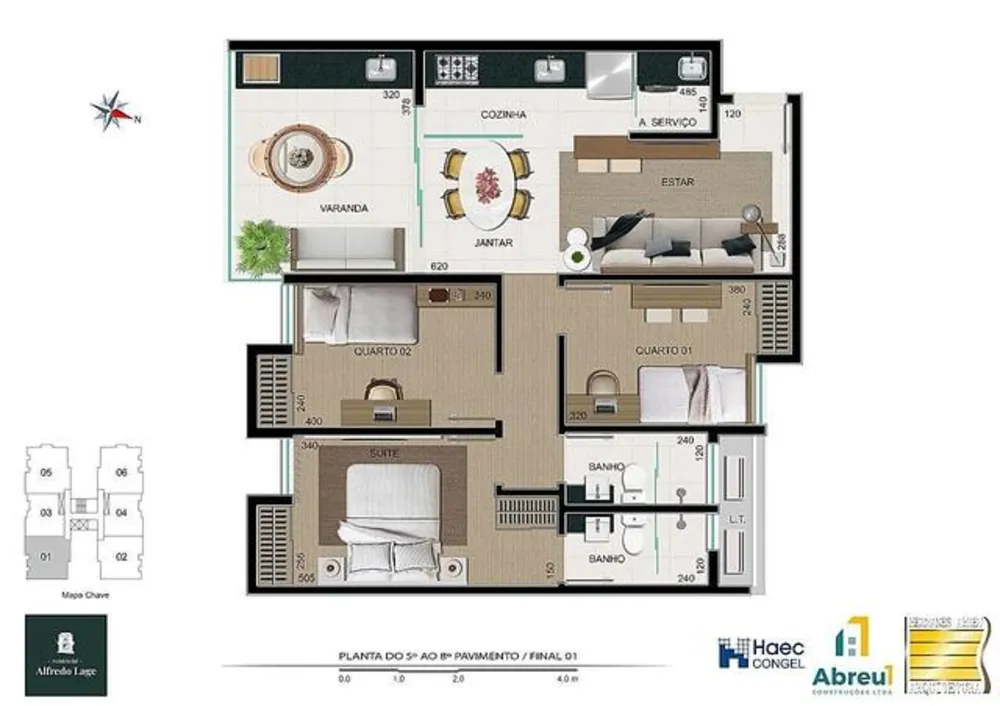 Apartamento, 3 quartos - Foto 12