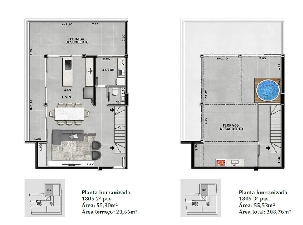 Cobertura, 3 quartos, 168 m² - Foto 16