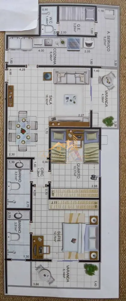 Apartamento, 2 quartos, 90 m² - Foto 19