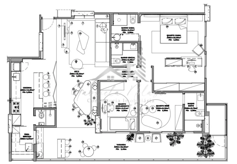 Apartamento, 3 quartos, 136 m² - Foto 15