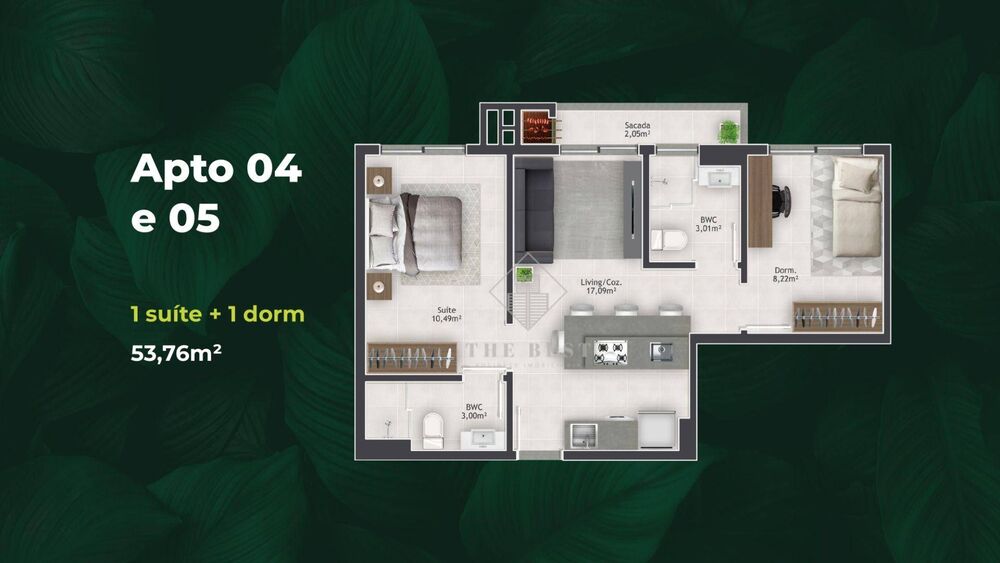 Apartamento, 2 quartos, 47 m² - Foto 14