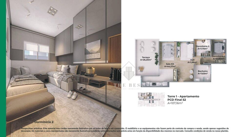 Apartamento, 2 quartos, 53 m² - Foto 7