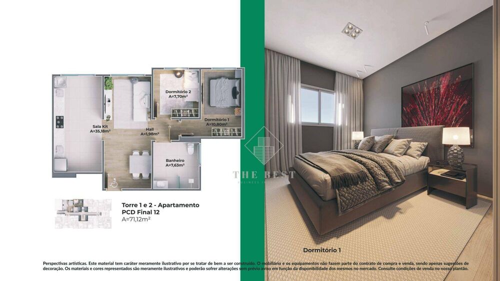 Apartamento, 2 quartos, 53 m² - Foto 6