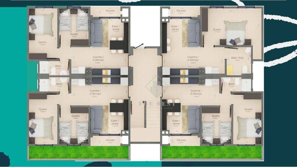 Apartamento à venda com 2 quartos, 118m² - Foto 4