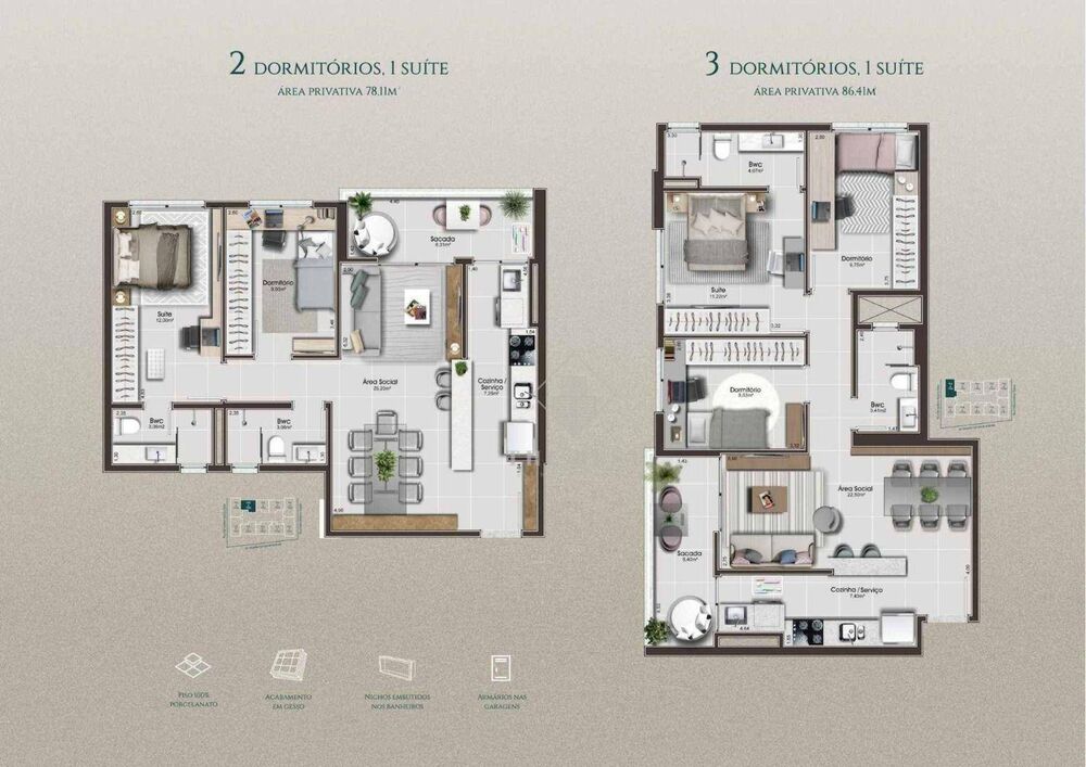 Apartamento, 2 quartos, 65 m² - Foto 5