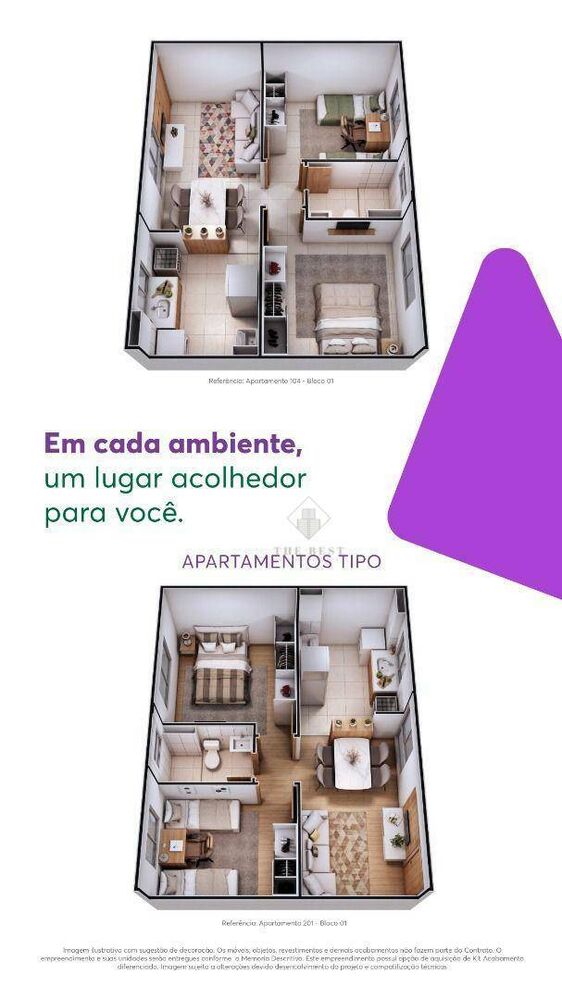 Apartamento à venda com 2 quartos, 40m² - Foto 12