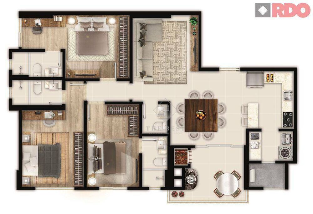 Apartamento, 2 quartos, 118 m² - Foto 7
