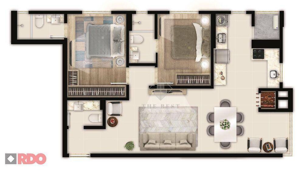 Apartamento, 2 quartos, 118 m² - Foto 8