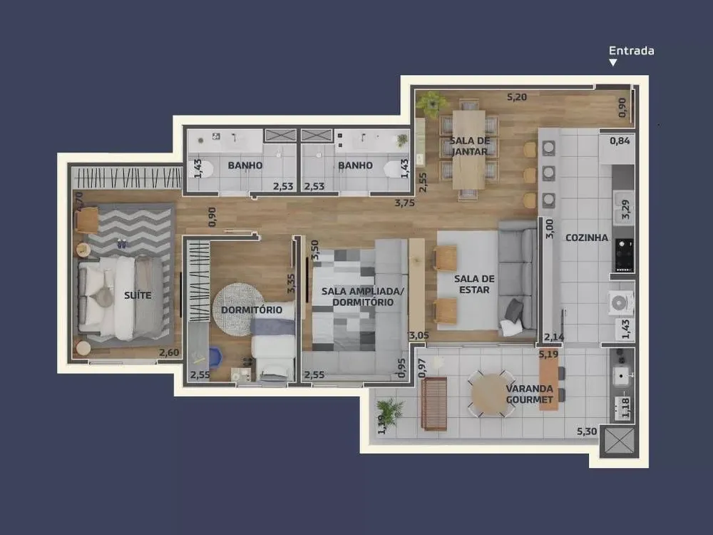 Apartamento, 2 quartos, 95 m² - Foto 24