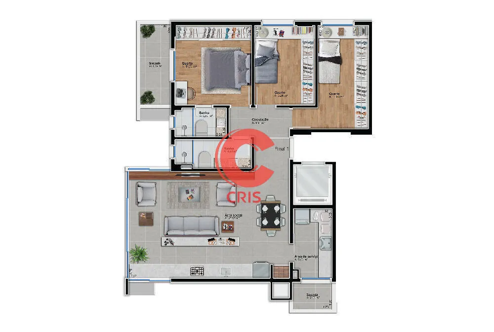 Apartamento, 2 quartos, 85 m² - Foto 5
