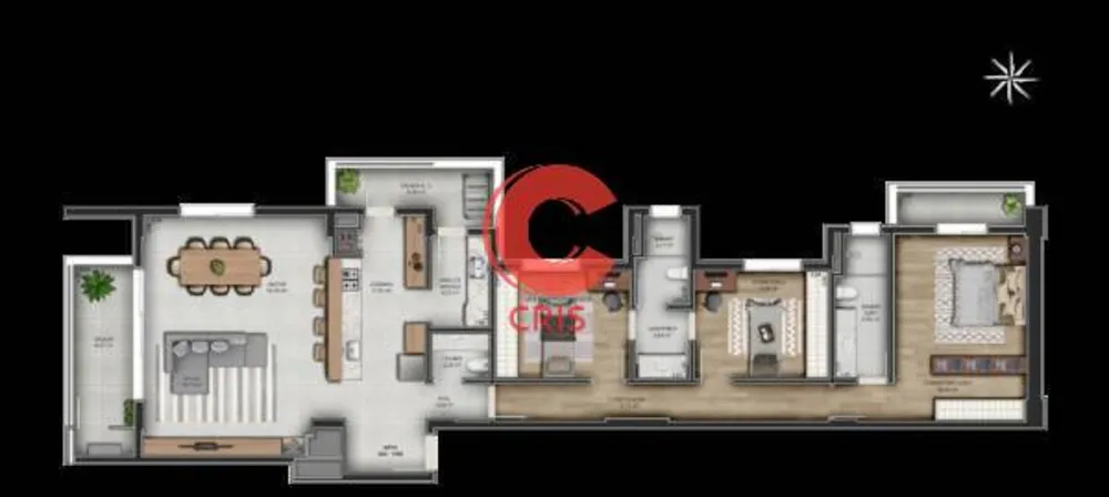 Apartamento, 3 quartos, 155 m² - Foto 11