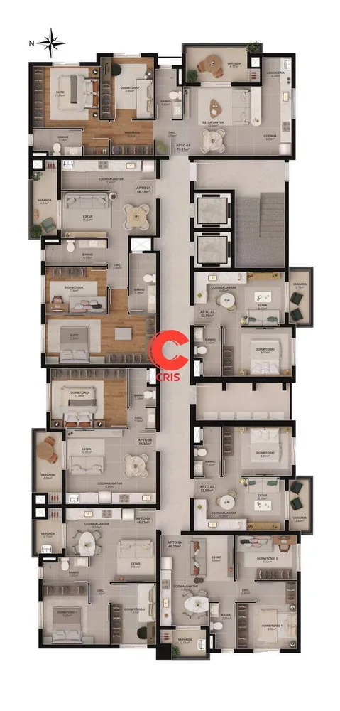 Apartamento, 2 quartos, 46 m² - Foto 5