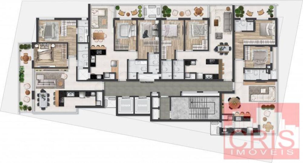 Apartamento, 3 quartos, 70 m² - Foto 4