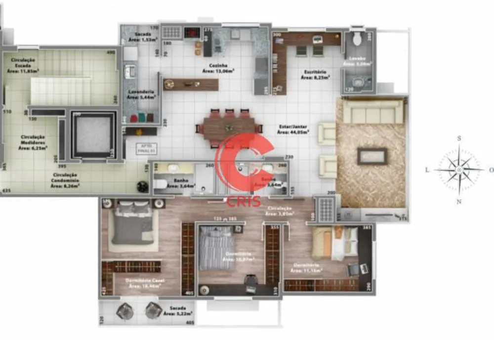 Apartamento, 2 quartos, 117 m² - Foto 8
