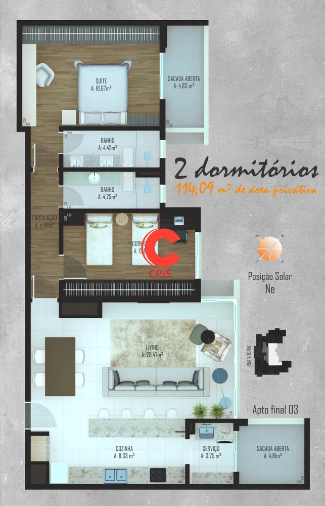 Apartamento, 3 quartos, 128 m² - Foto 16