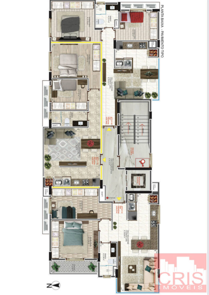 Apartamento, 2 quartos, 66 m² - Foto 2
