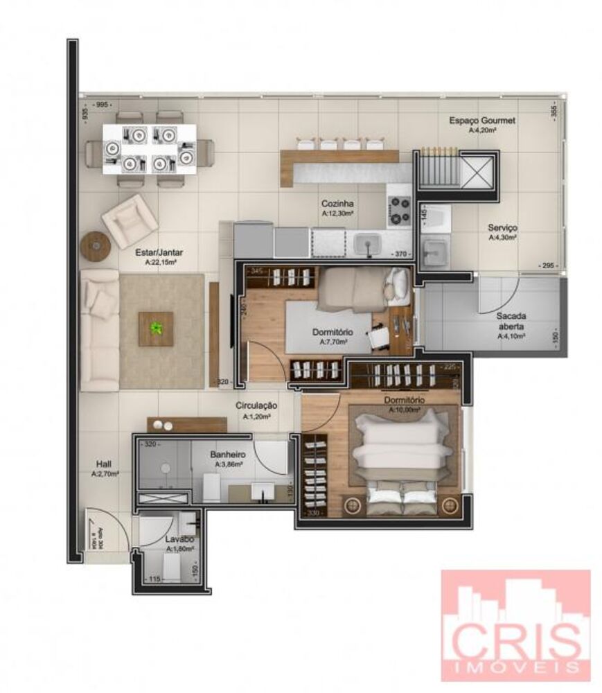 Apartamento, 2 quartos, 87 m² - Foto 16