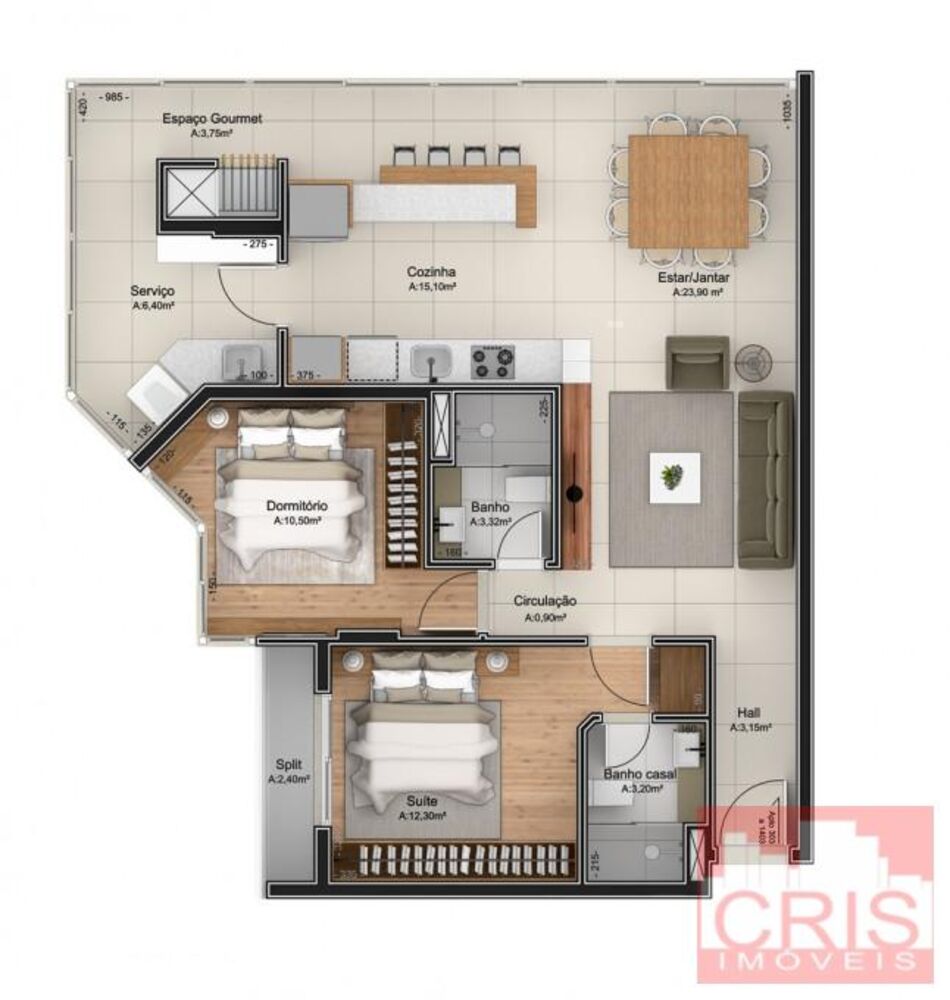 Apartamento, 2 quartos, 87 m² - Foto 19