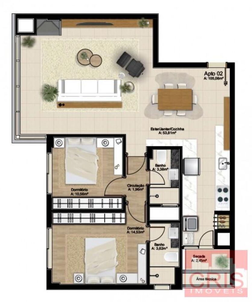 Apartamento, 3 quartos, 128 m² - Foto 21