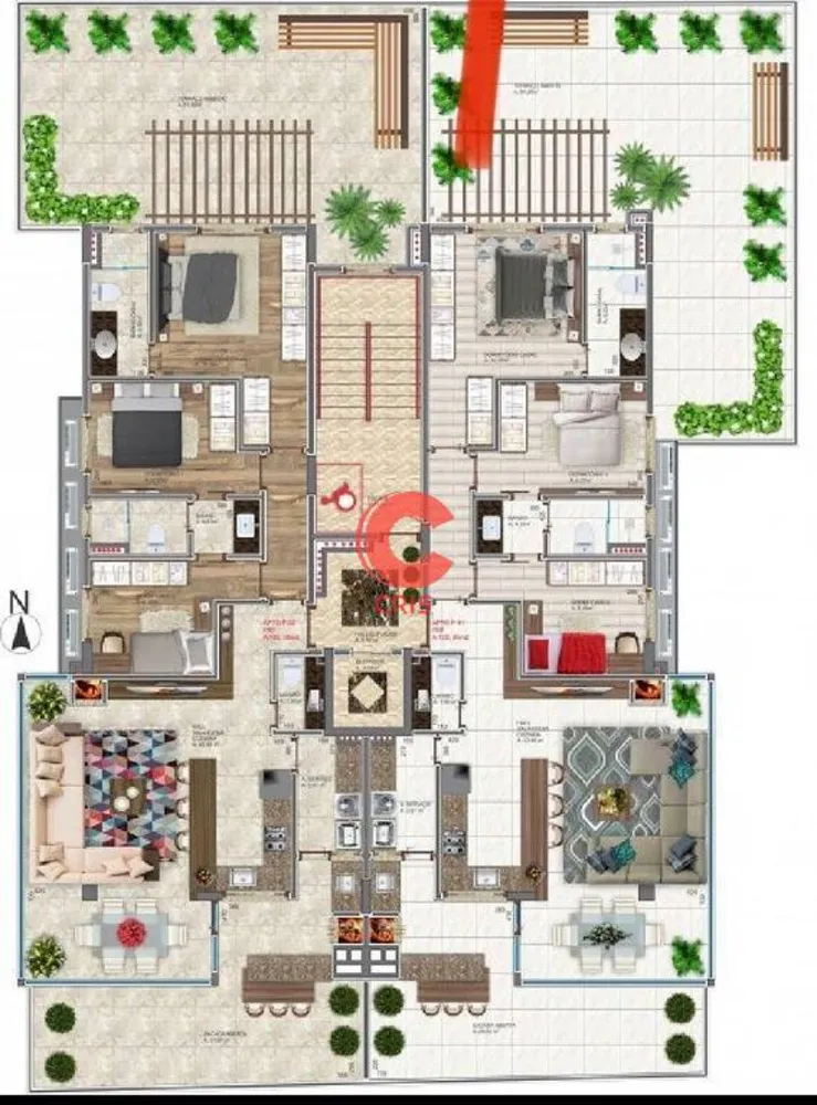 Apartamento, 3 quartos, 122 m² - Foto 6