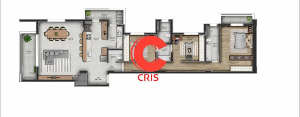 Apartamento, 2 quartos, 105 m² - Foto 3
