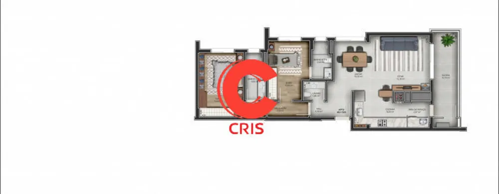 Apartamento, 2 quartos, 105 m² - Foto 6