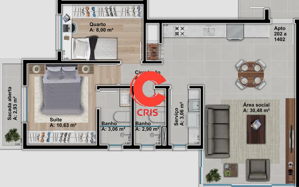 Apartamento, 3 quartos, 84 m² - Foto 12