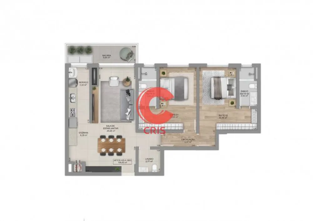 Apartamento, 3 quartos, 128 m² - Foto 15