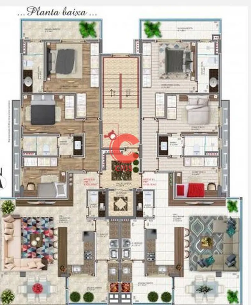 Apartamento, 3 quartos, 122 m² - Foto 1