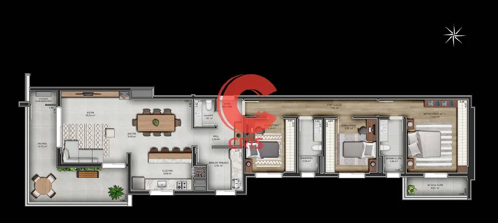 Apartamento, 2 quartos, 105 m² - Foto 8