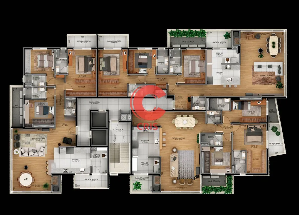Apartamento, 3 quartos, 151 m² - Foto 13