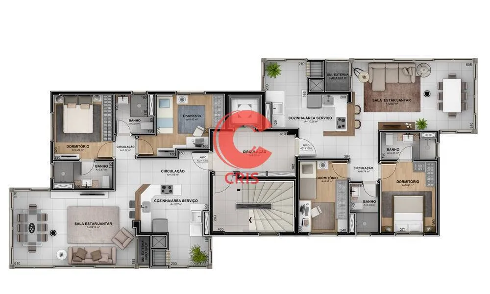 Apartamento, 2 quartos, 80 m² - Foto 2