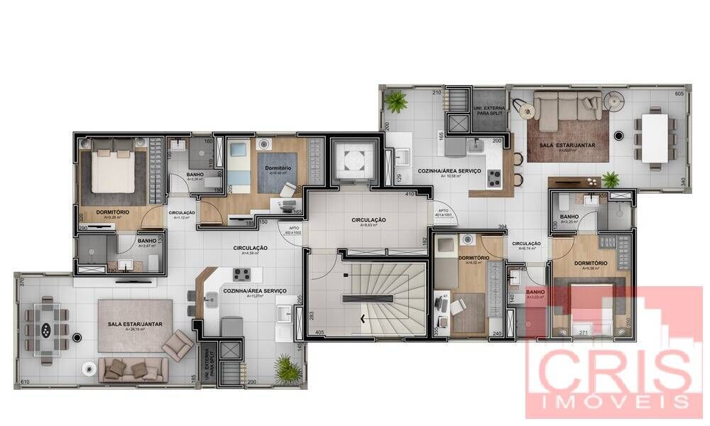 Apartamento, 2 quartos, 75 m² - Foto 2