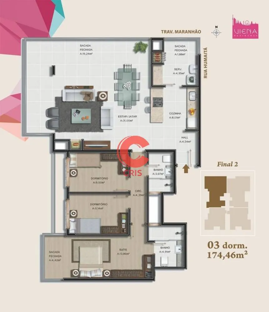 Apartamento, 2 quartos, 87 m² - Foto 7