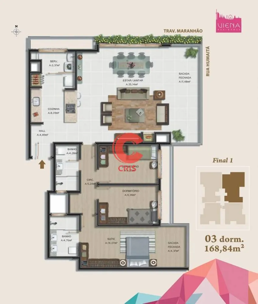 Apartamento, 2 quartos, 87 m² - Foto 6