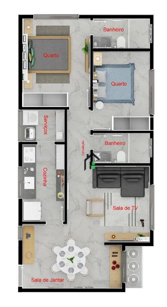 Apartamento, 2 quartos, 71 m² - Foto 16