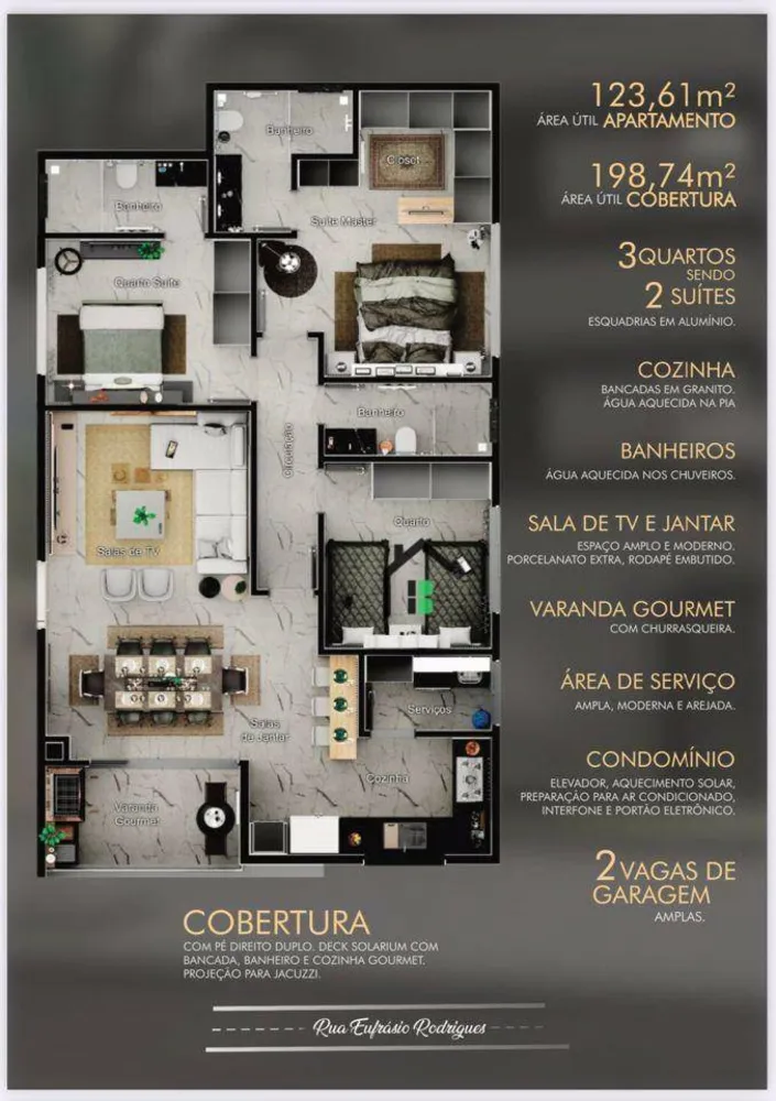 Apartamento, 3 quartos, 123 m² - Foto 3