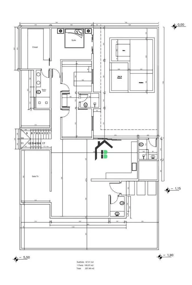 Casa, 3 quartos, 257 m² - Foto 2