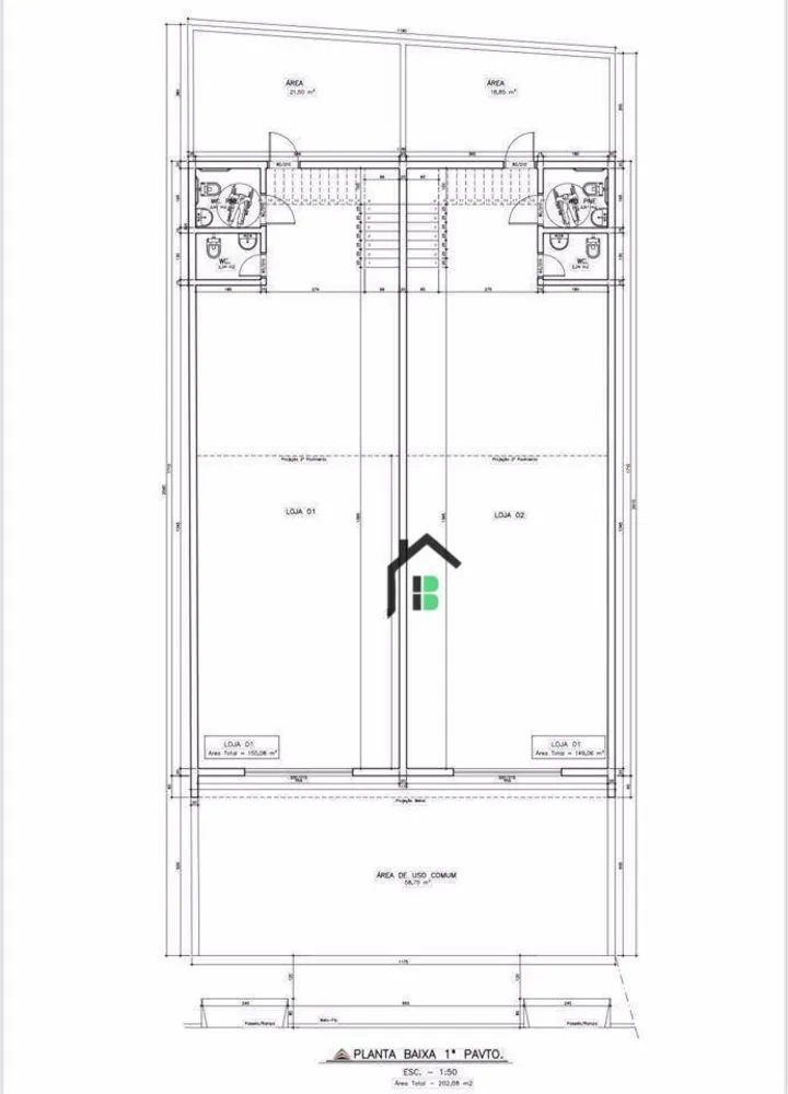 Loja-Salão, 150 m² - Foto 11