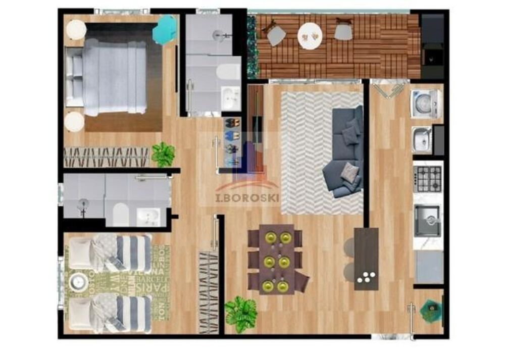 Apartamento à venda com 2 quartos, 64m² - Foto 4