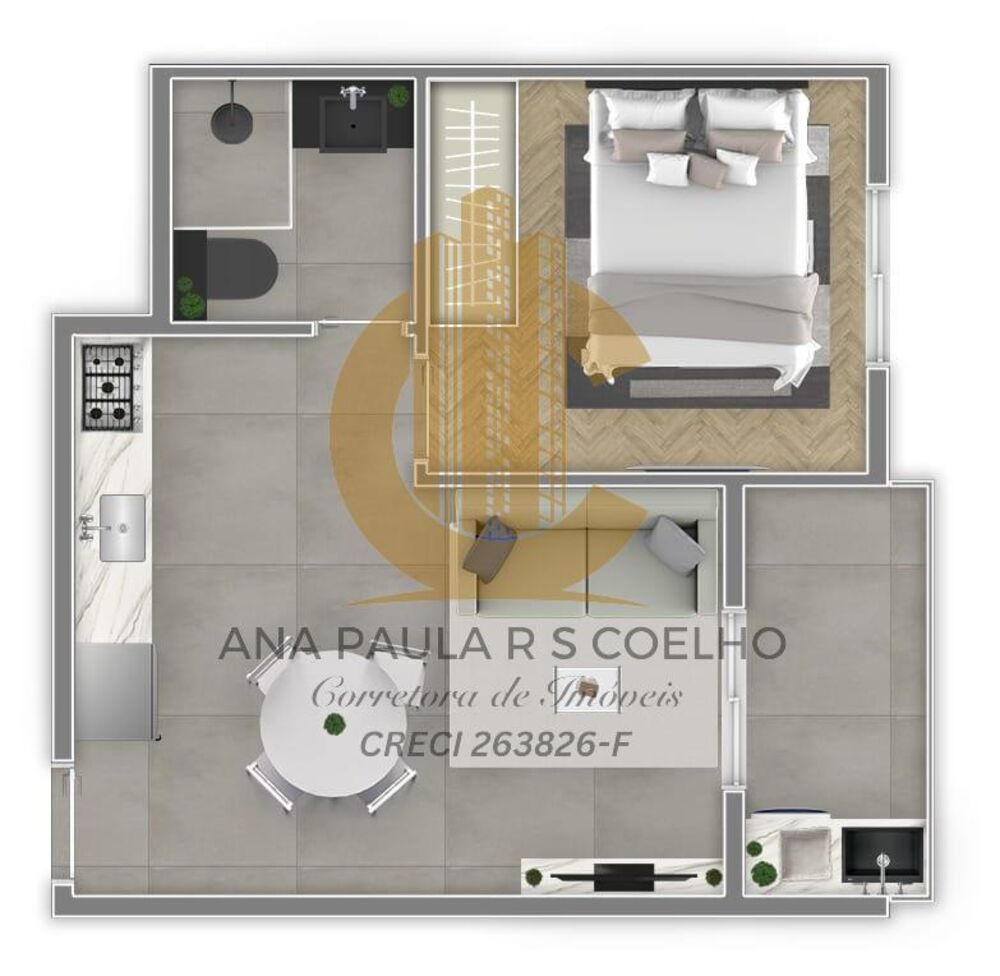 Apartamento, 1 quarto, 31 m² - Foto 9