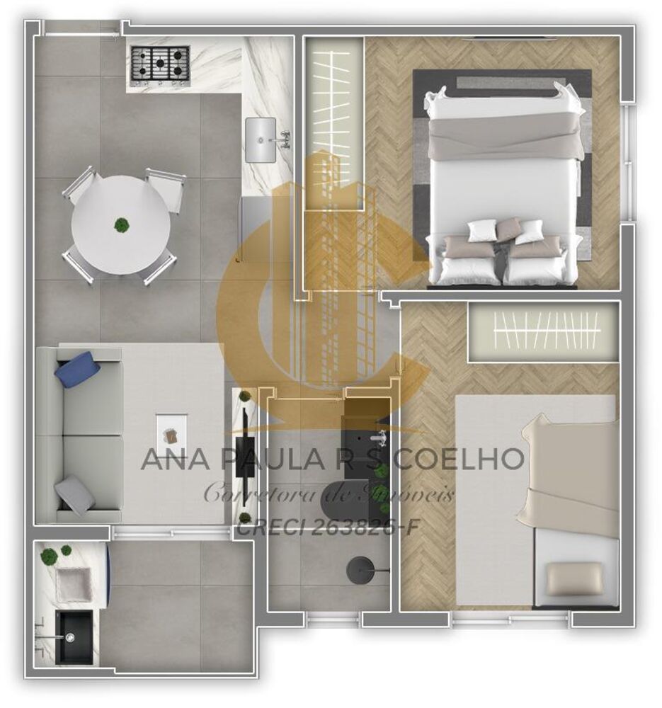 Apartamento, 1 quarto, 31 m² - Foto 12