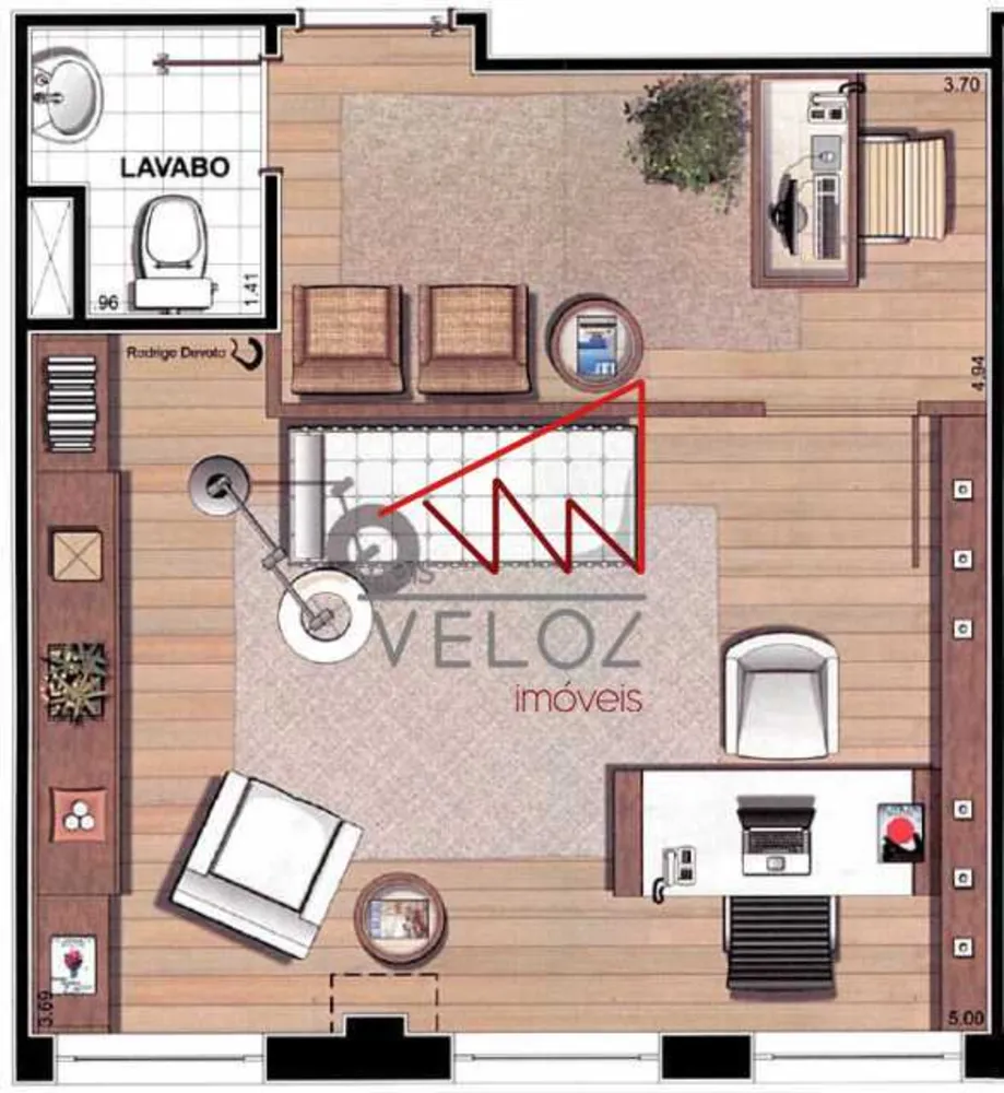 Sala-Conjunto, 24 m² - Foto 8