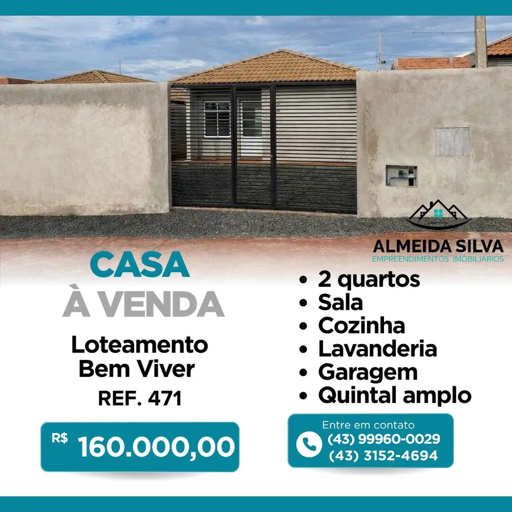 Casa, 2 quartos, 44 m² - Foto 1