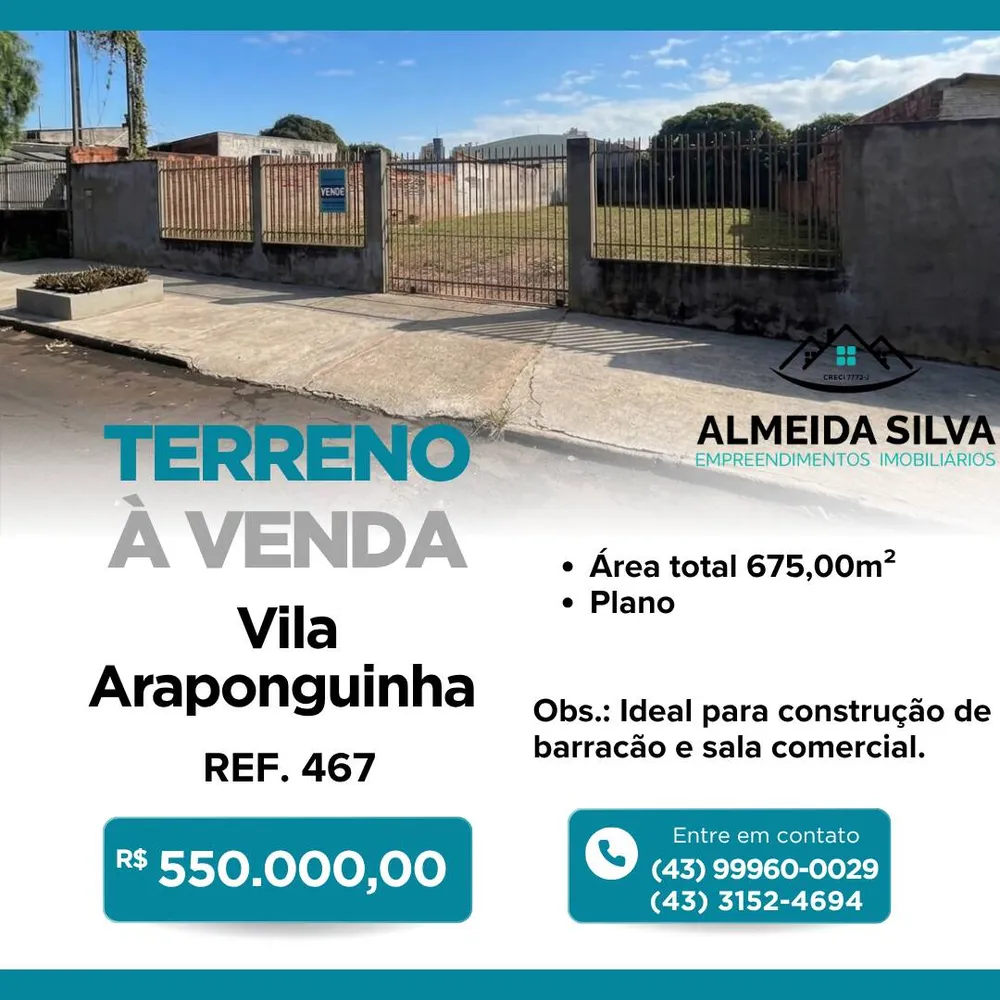 Terreno, 675 m² - Foto 1