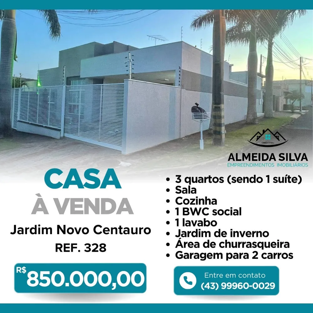 Casa, 3 quartos - Foto 1
