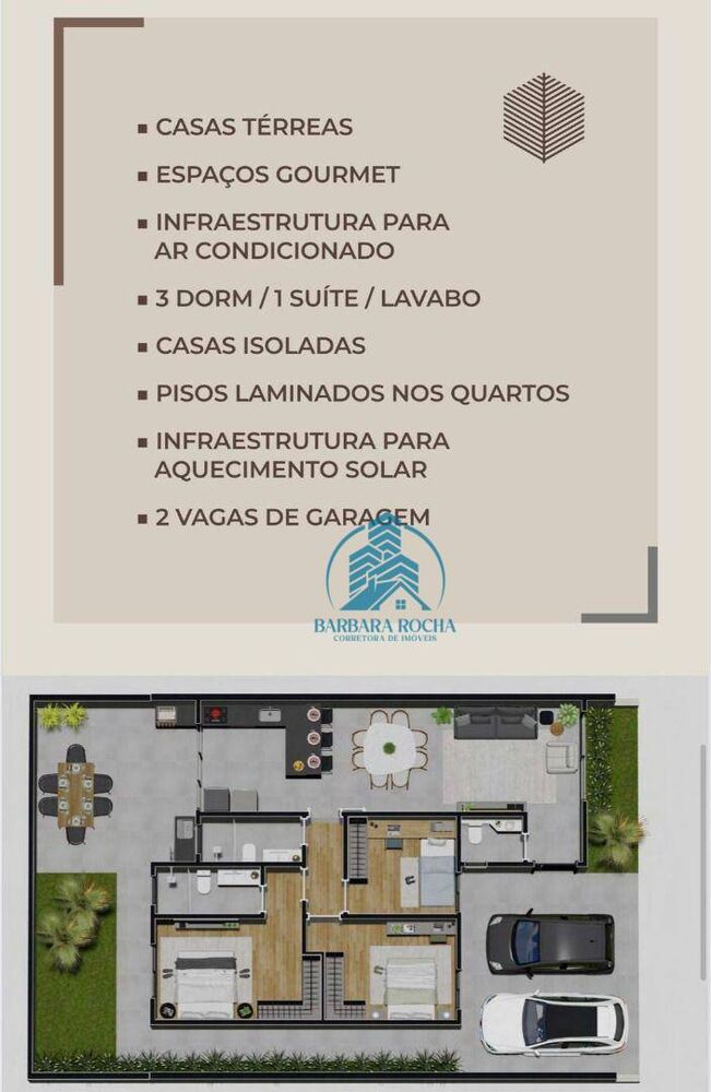 Casa, 3 quartos, 96 m² - Foto 3